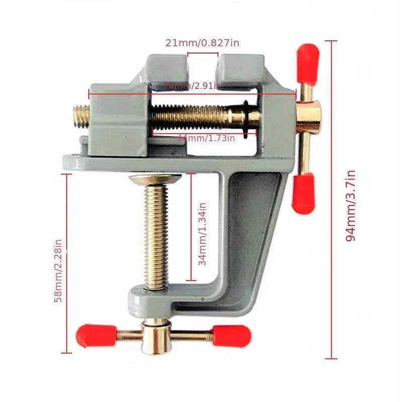 Mini Bench Vise Muliti-Funcational 3.5&quot Aluminum