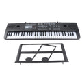 61-Key Electronic Keyboard with Microphone, Rich Built-in Tones and Rhythms, Perfect for Beginners to Practice and Play Their Fa