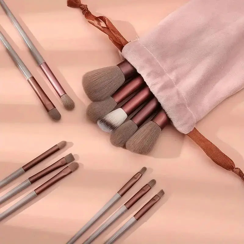 13 PCS Cosmetic Brushes Set Eye Shadow Foundation BB Cream Concealer Women Cosmetic Brush Eyeshadow Blush Powder Blending Beauty