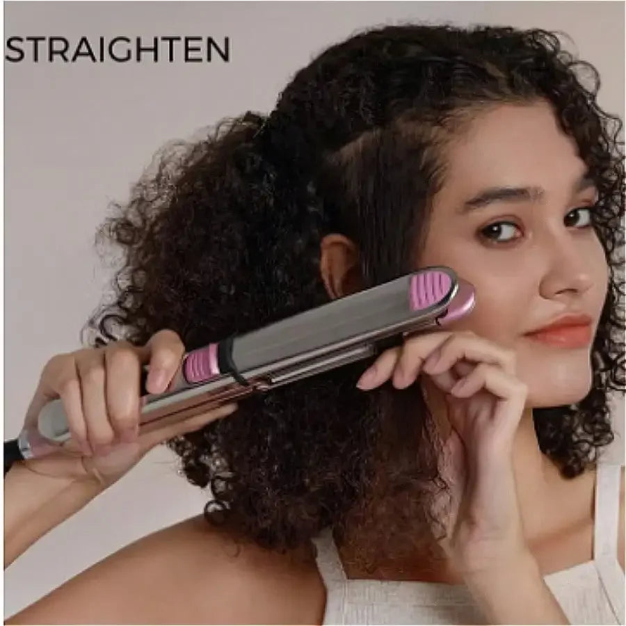 2-in-1 Hair Straightener and Curler, 1 Inch Professional Ceramic Ionic