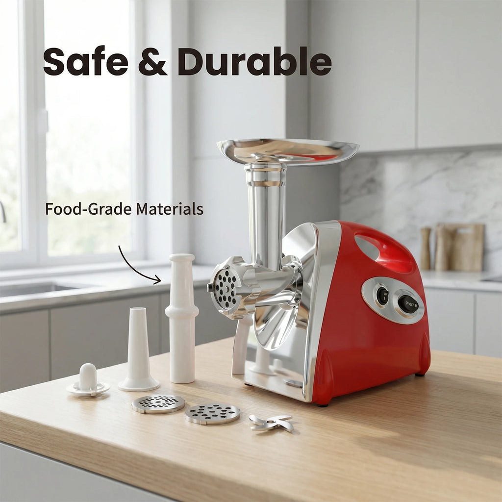 Podofo 800W Electric Meat Grinder Multifunction Vegetable Sausage Processor Slicer Chopper Mincer Baby Food Processor Meat Cutter