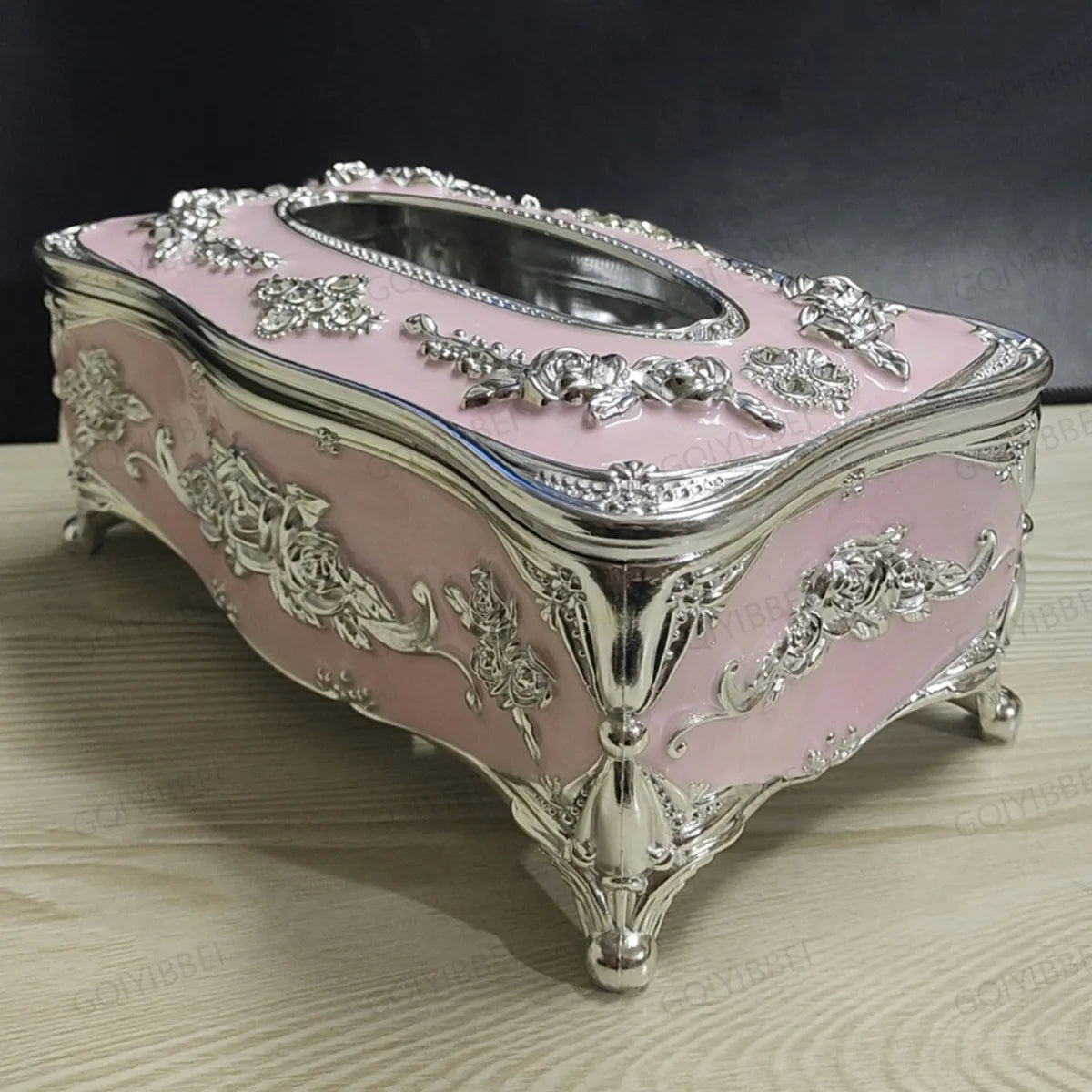 European Desktop Decoration Storage Box Kitchen, Living Room, Office, Dining Room, Hotel Tissue Box/Toothpick Holder