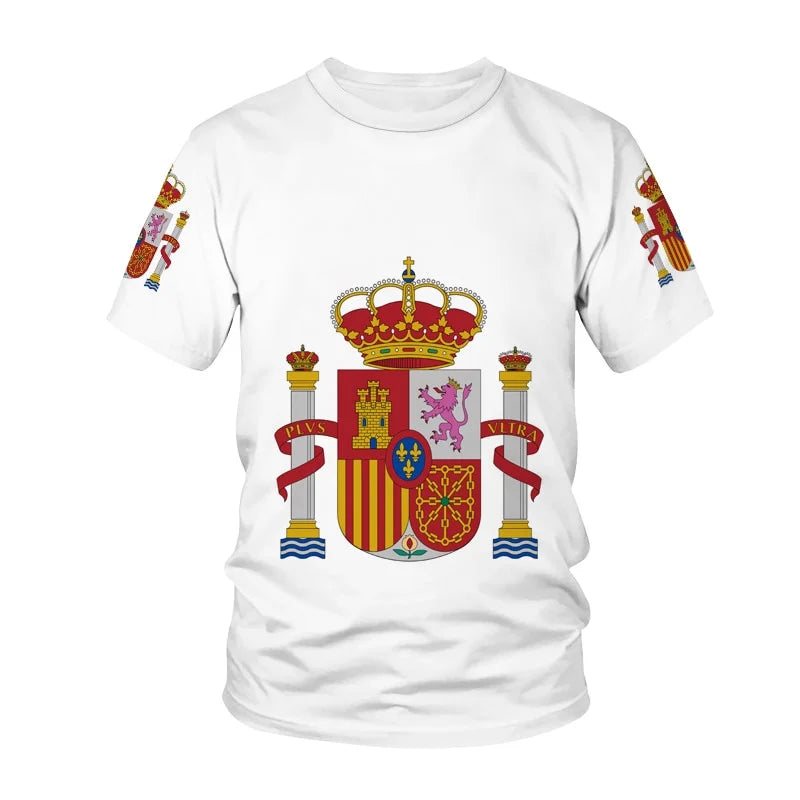 New Casual Men's Summer 3D T-Shirt British Flag Print Short Sleeve Sports Party Travel Street T-Shirt Family Hot Sale