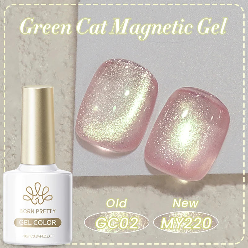 BORN PRETTY 117 Colors Cat Magnetic Gel Nail Polish 10ml