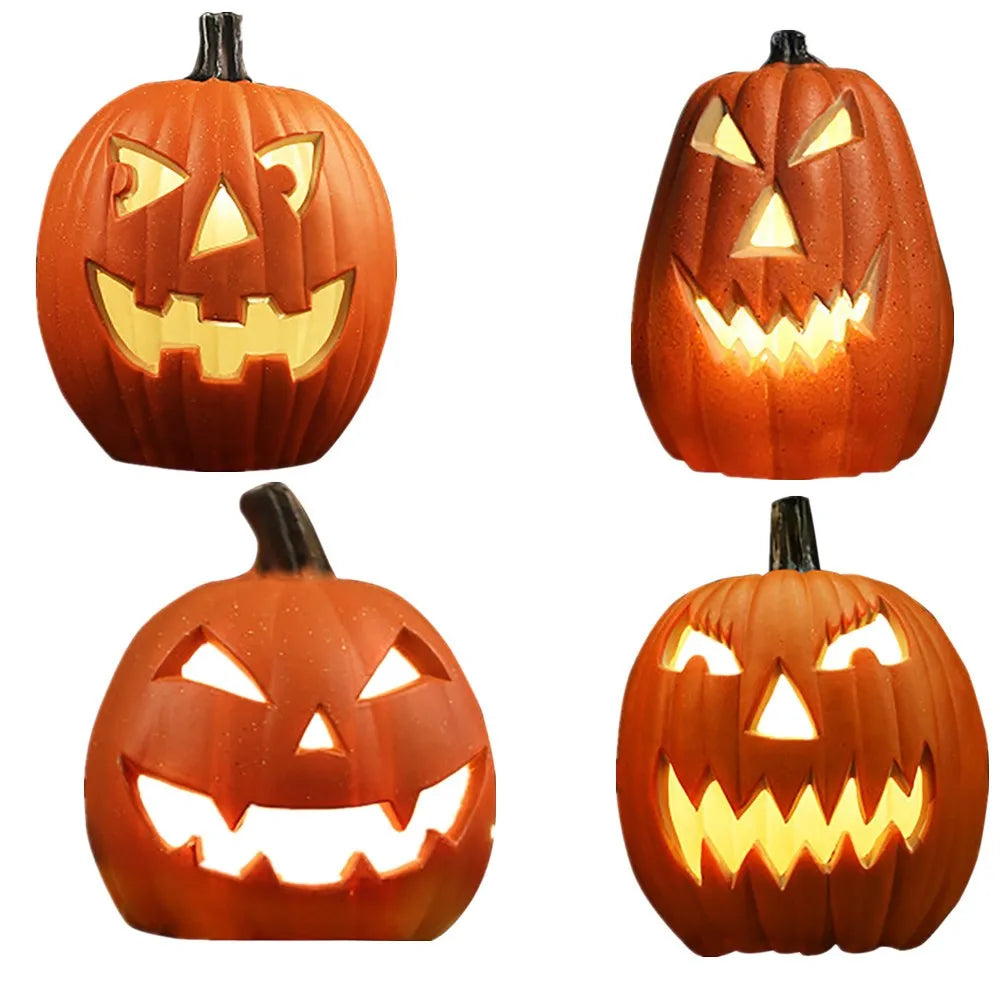 Halloween Led Pumpkin Lantern Glowing Pumpkin Decor