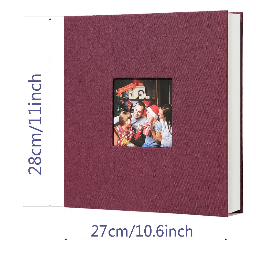 Large Photo Album Self Adhesive 20 Sheets/40 Pages DIY Bookshelf Album for Baby Family Anniversary Wedding Photo Storage