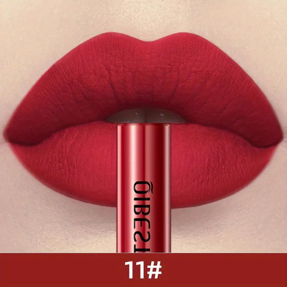 1 PC matte lipstick, non stick to cup, waterproof and long-lasting