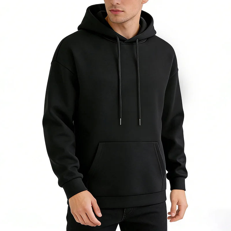 Heavyweight Hoodie Unisex Fleece Lined Pullover Hoodie For Casual/Warm