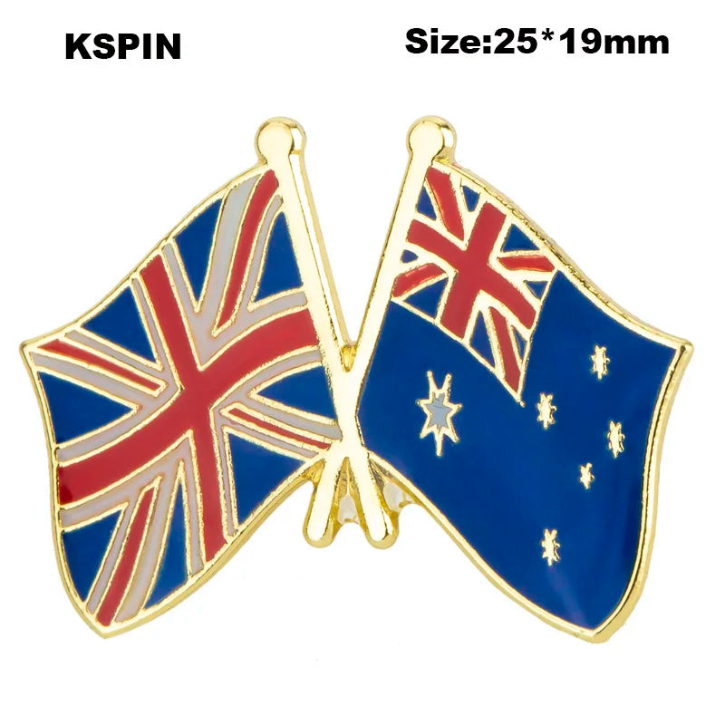 Australia Flag Badge Brooch Natinal Lapel Pins Flag Lapel Pins Country Flag Badge