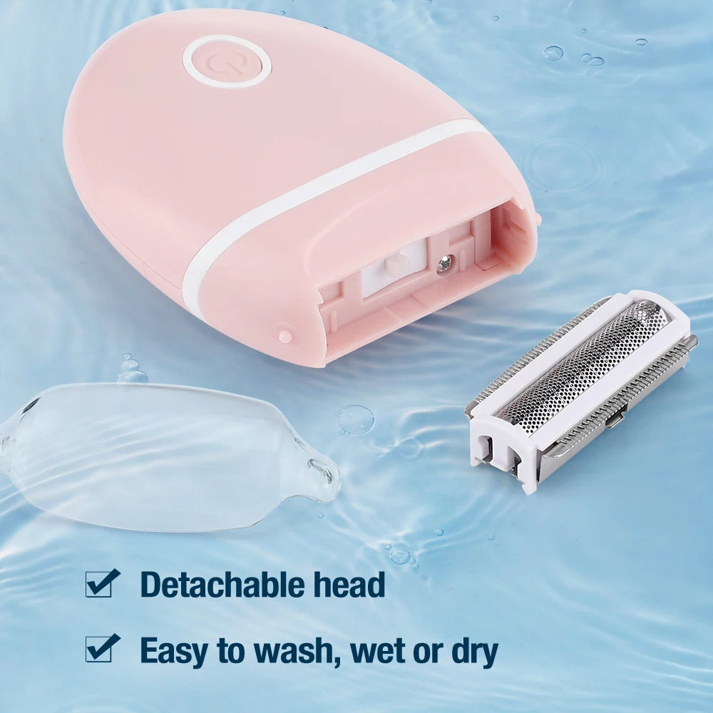 Women's Electric Shaver, Cordless 3-in-1 Body Razor & Bikini Trimmer