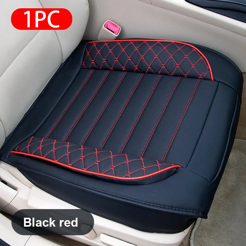 SEAMETAL Full-Surrounded Car Seat Cover Premium PU Leather