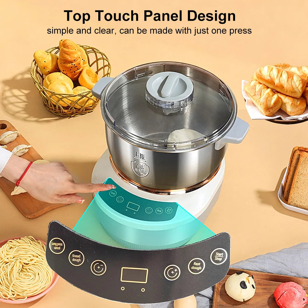 Electric Bread Dough Mixer 7L Stainless Steel Bowl Dough Mixer