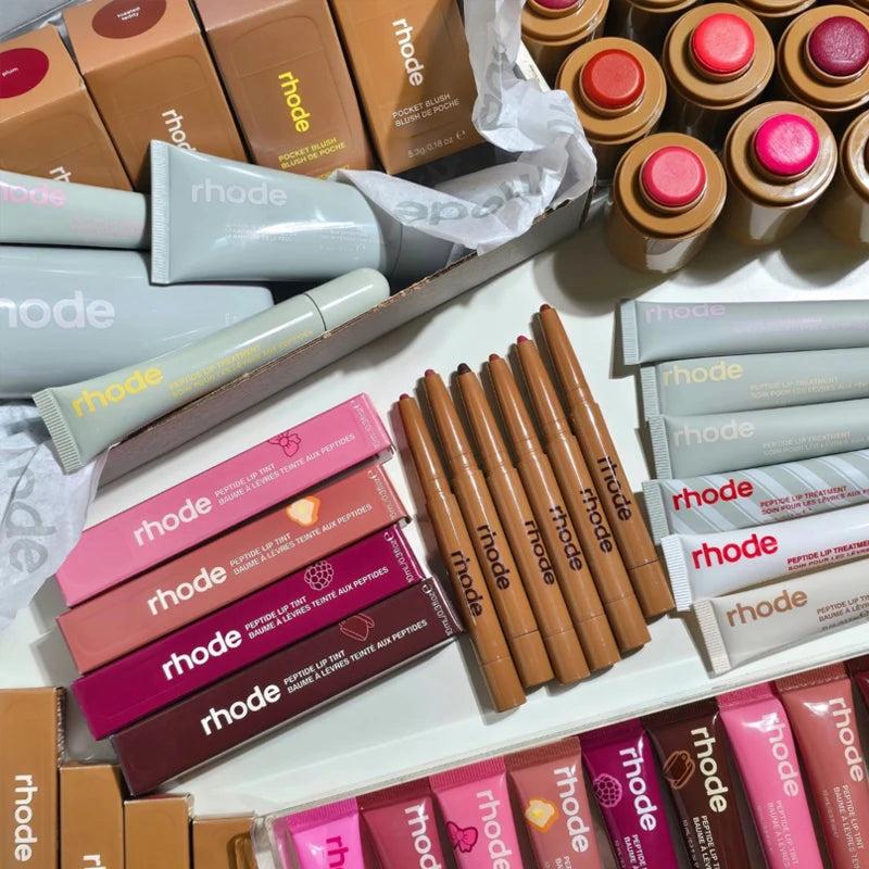 Rhod Peptide Lip Shape Pen Long Lasting Lip Liner Moisturizing Lipstick Gloss Easy To Apply Pocket Blush Cream Skincare Makeup
