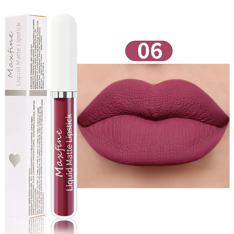 High-Quality Matte Liquid Lipstick Long-Lasting Waterproof