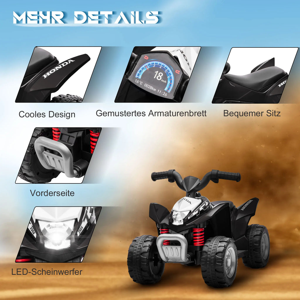 AIYAPLAY Electric Quad Miniquad Children Electric ATV Kids Quad With LED
