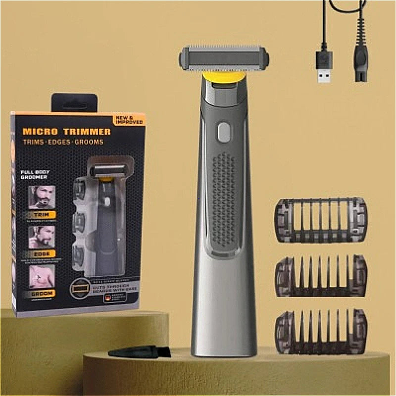 Men Handheld Electric Shaver Cordless Grooming Kit,