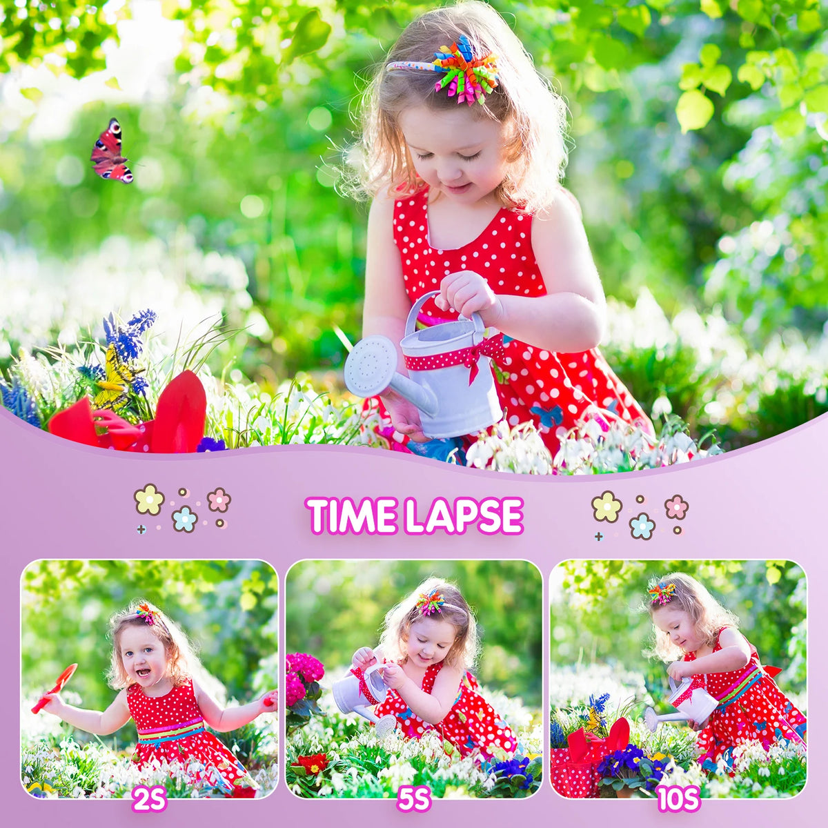 48MP Kids Camera for Girls 3-12 Video Selfie Camera