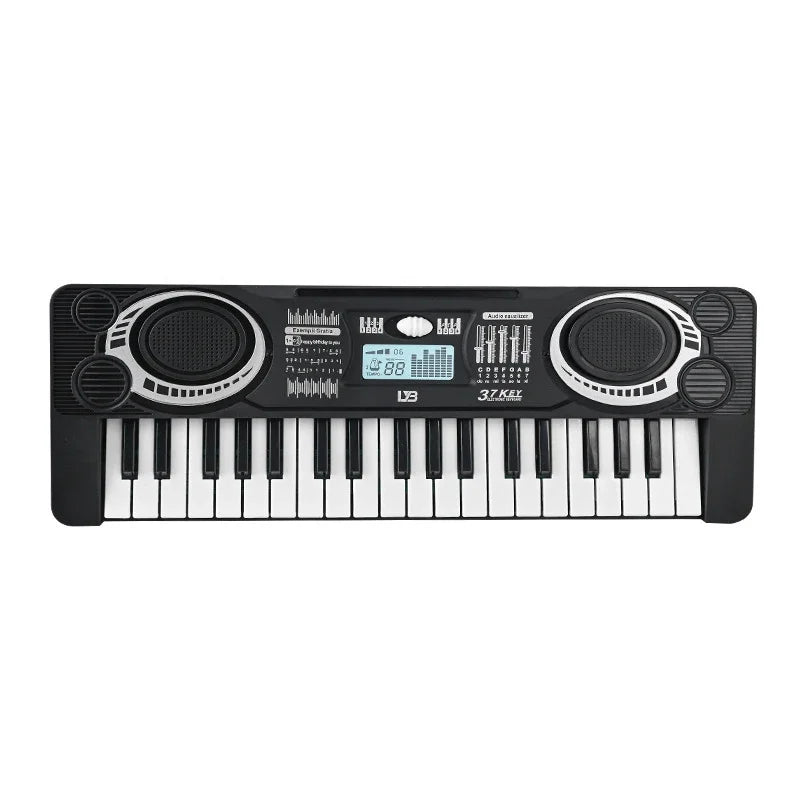 Portable 37 Keys Digital Keyboard LED Display Digital Electronic Piano