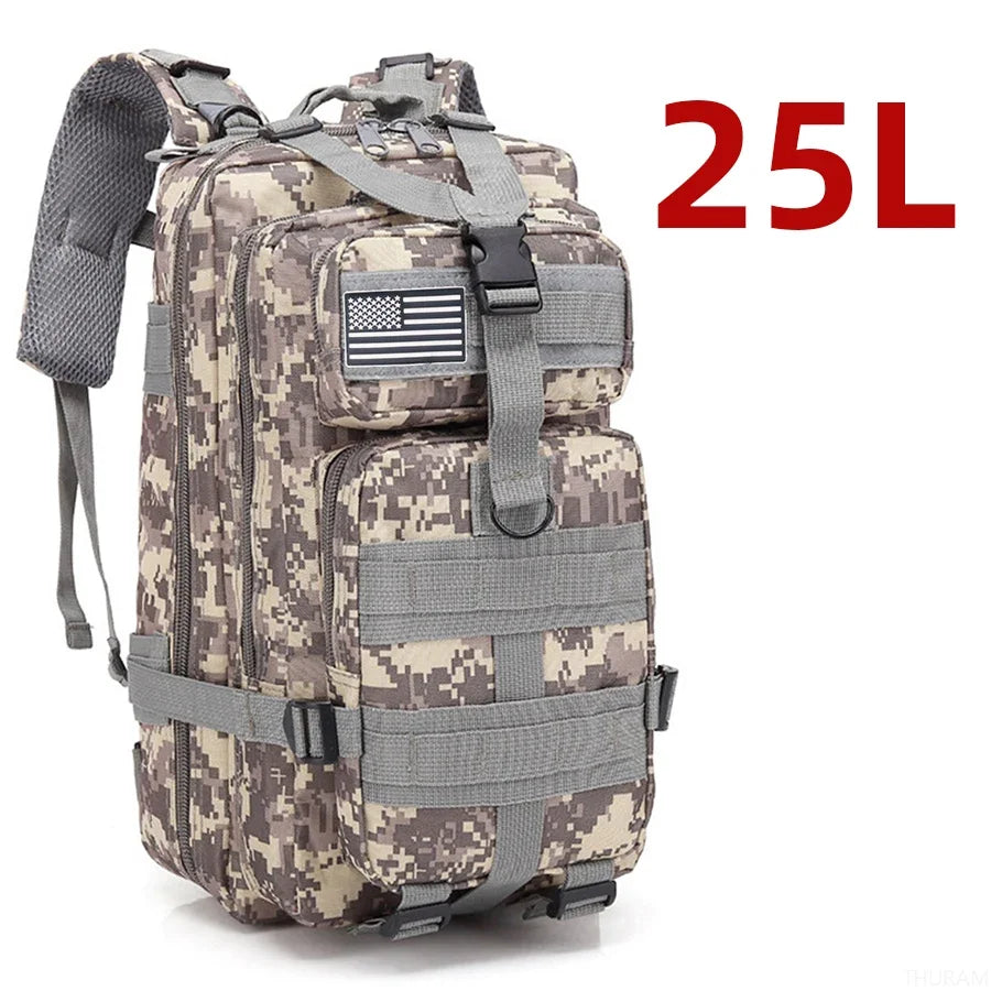 25L/50L Sturdy Nylon Waterproof Tactical Sports Trekking