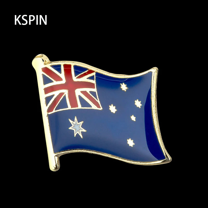 Australia Flag Badge Brooch Natinal Lapel Pins Flag Lapel Pins Country Flag Badge
