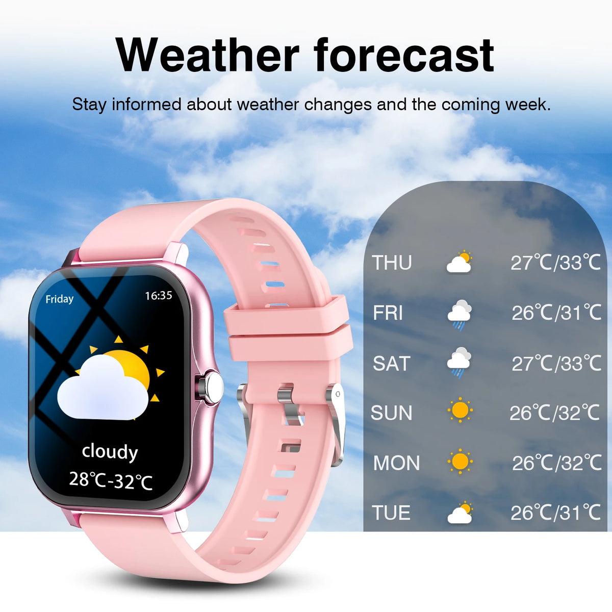 [Smart Watch For Men/Women] Jinmiyun HOT 1.83-Inch Smart Watch