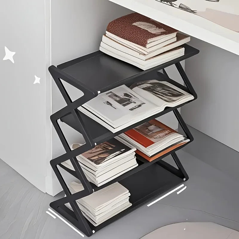 4Layer X-Type Shoe Rack Multi Layered Space Saving