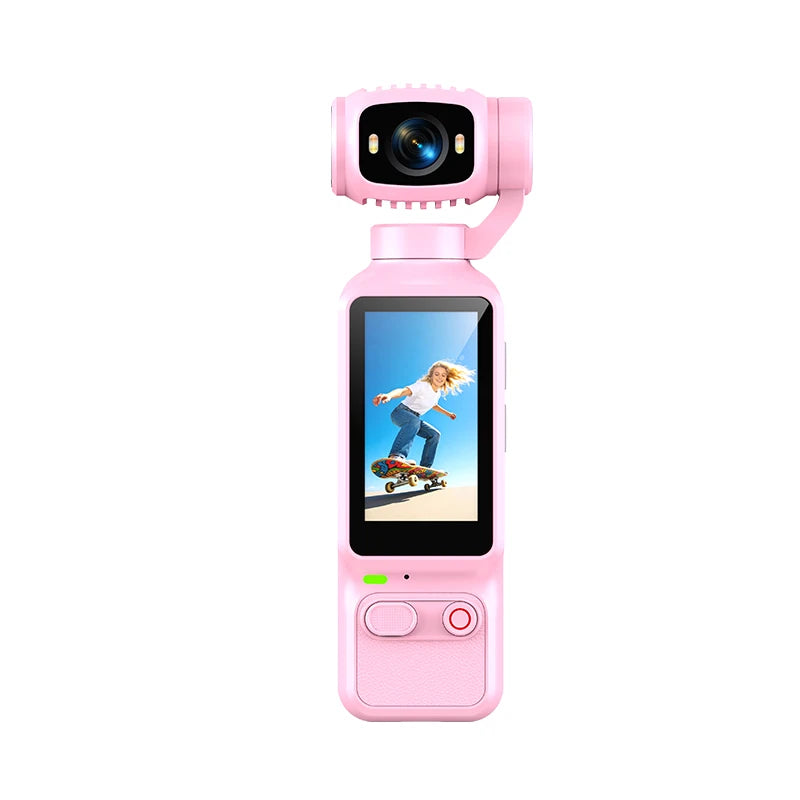 1080P HD Handheld Action Camera, 180° Rotatable Lens, 1.97" HD Screen