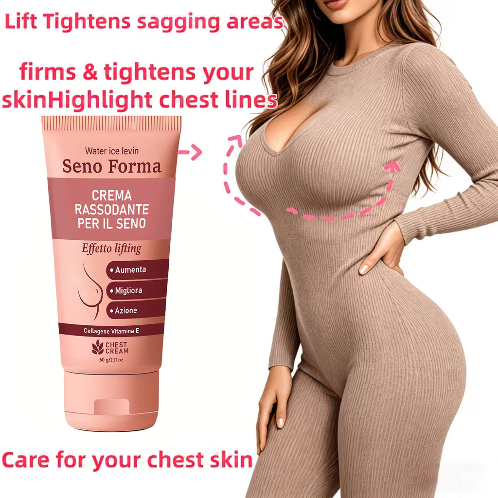 Collagen & Vitamin E Bust Firming Cream - Moisturizing to Improve Skin Tone & Elasticity