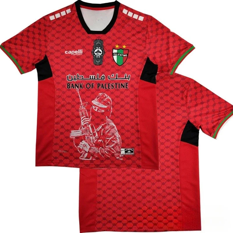 2025 new 3D printed Palestinian football jersey, T-shirt for men and women,