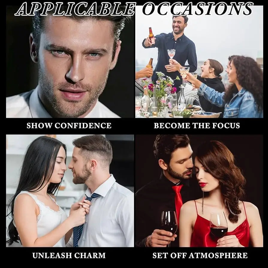 Unisex glamour perfume, attract men & women, boost charm, long-lasting scent, ideal for dating & social occasions
