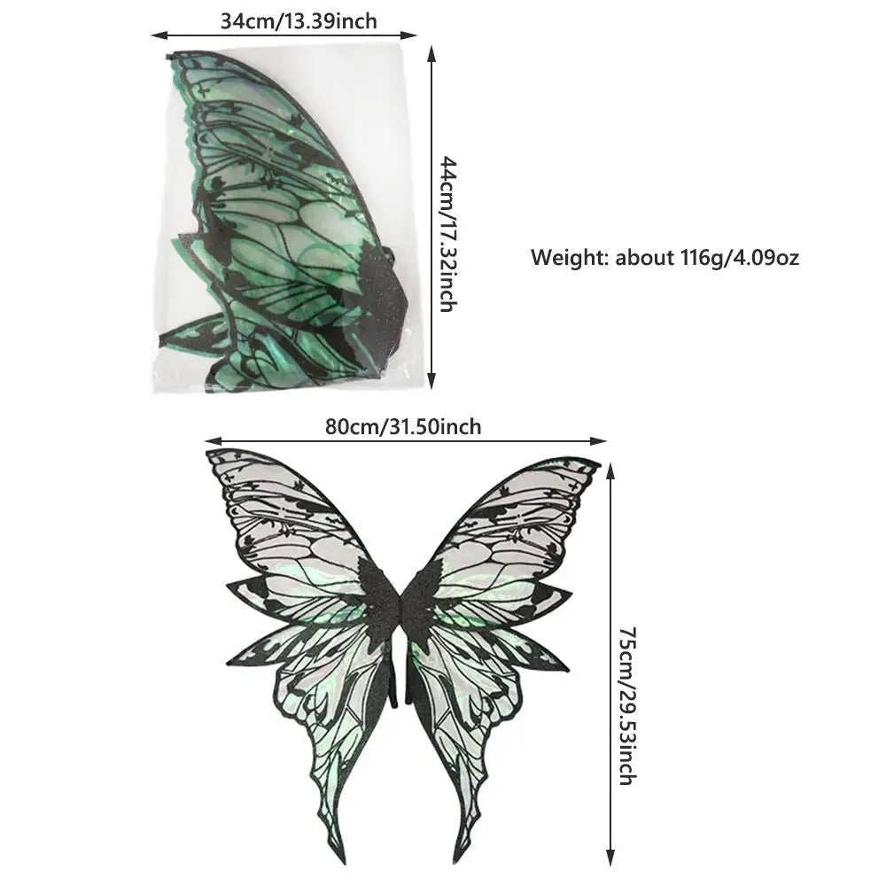 1PC Adults Fairy Wings Girls Sparkling Angel Wings Butterfly