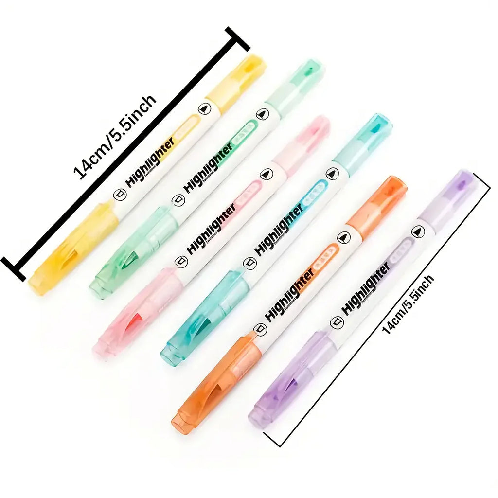 6-Pack Clear View Highlighter Pens