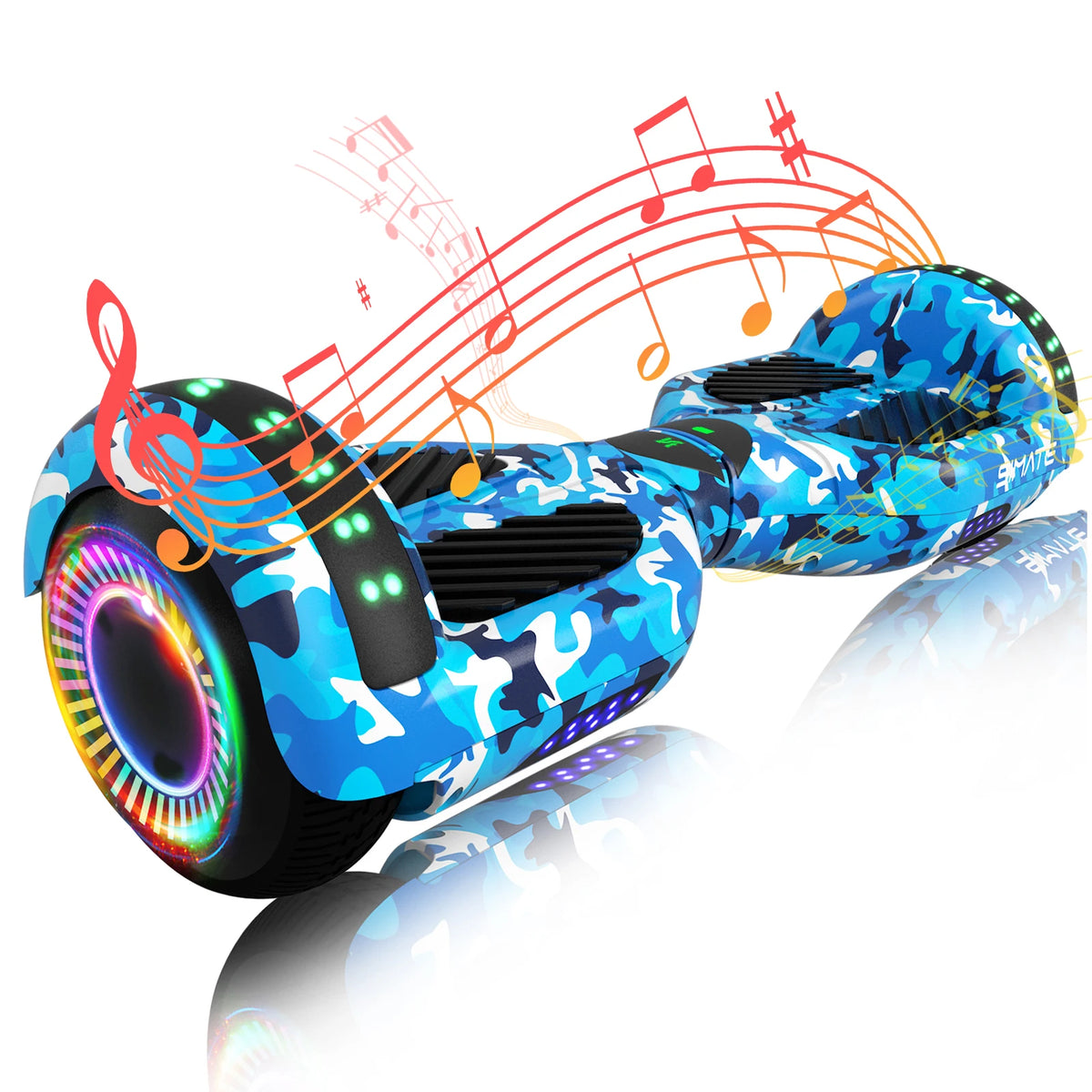 SIMATE P6 Hoverboard, 6.5" Self Balancing Scooter