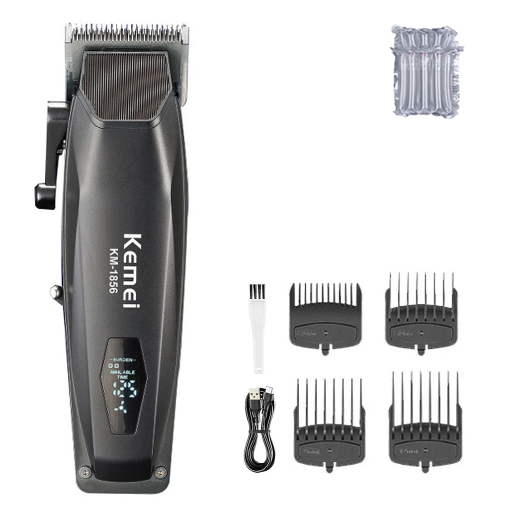 Kemei KM-1856 Electric Rechargeable Best Hair Trimmer Professional