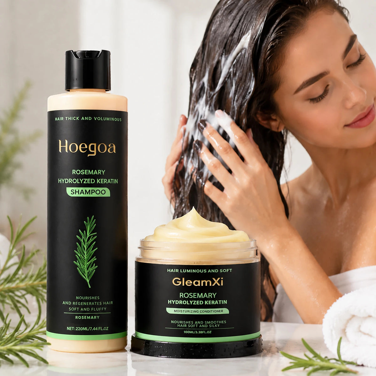 Rosemary Hair Growth Shampoo&Conditioner Set
