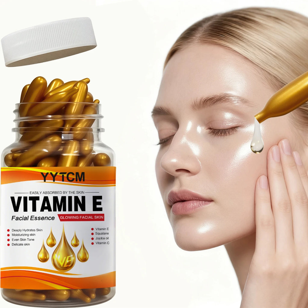 Vitamin E Deep Moisturizing Capsule Essence, Hydrates and Smooths Skin,/180 Capsules