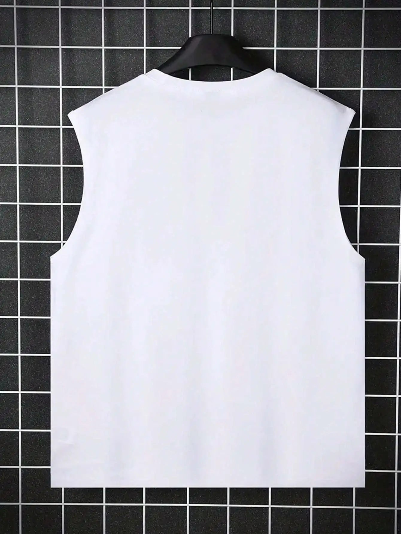 Men's Summer Leisure Sports Fitness Loose Los Angeles 98 Printed Comfortable Breathable Round Neck Sleeveless Tank Top