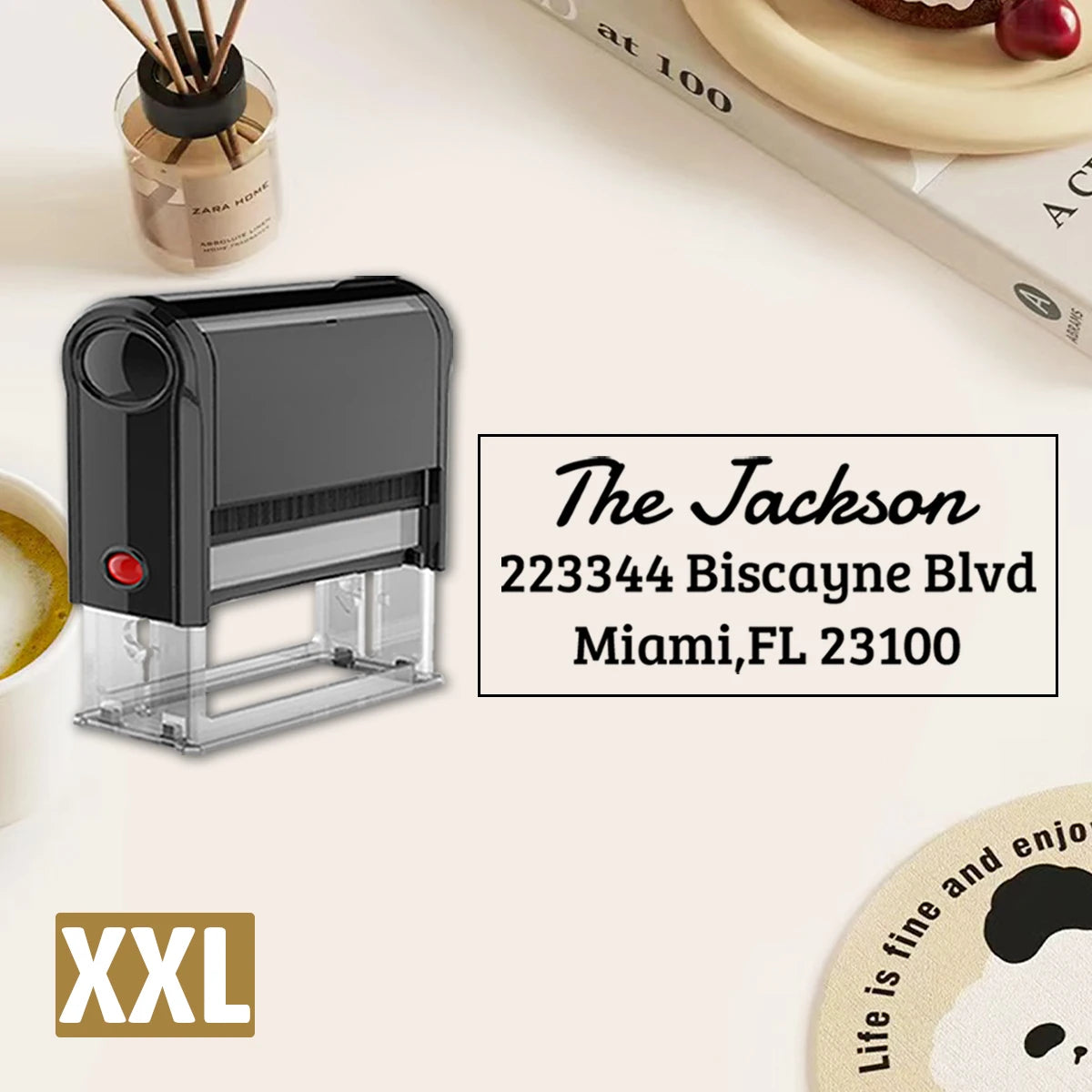 Custom Address Stamp, Return Address Stamps Self Inking Personalized