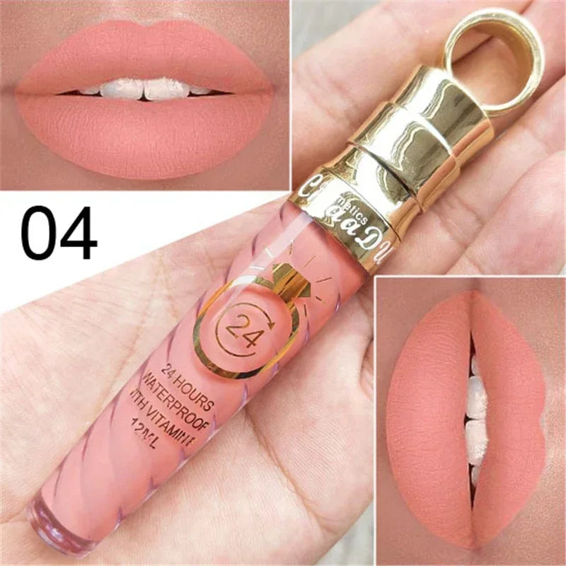 20 Colors Matte Liquid Lipstick Waterproof Long Lasting