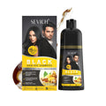 3 In 1 Herbal Healthy Hair Dyeing 500ml Black Hair Dye Shampoo For Men Women Plant Instant Color Shampoo Ginger Black Hair Dye