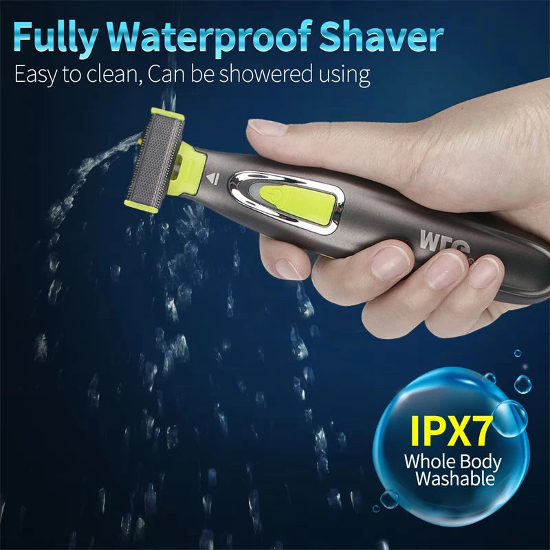 Electric Shaver for Men and Women Portable Full Body Trimmer USB