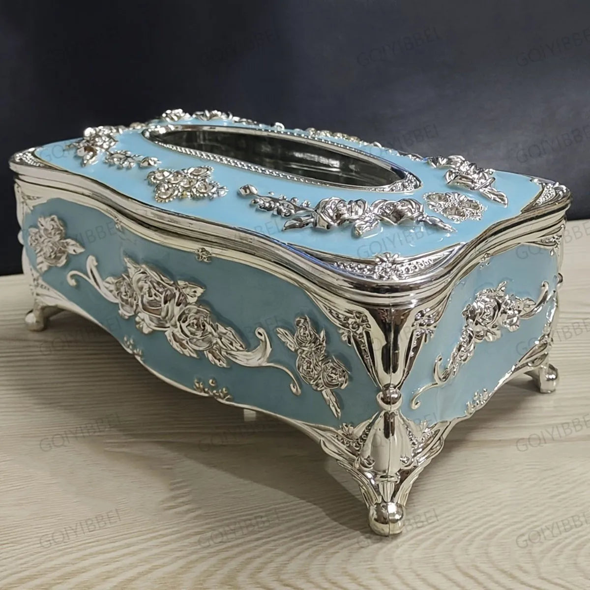 European Desktop Decoration Storage Box Kitchen, Living Room, Office, Dining Room, Hotel Tissue Box/Toothpick Holder