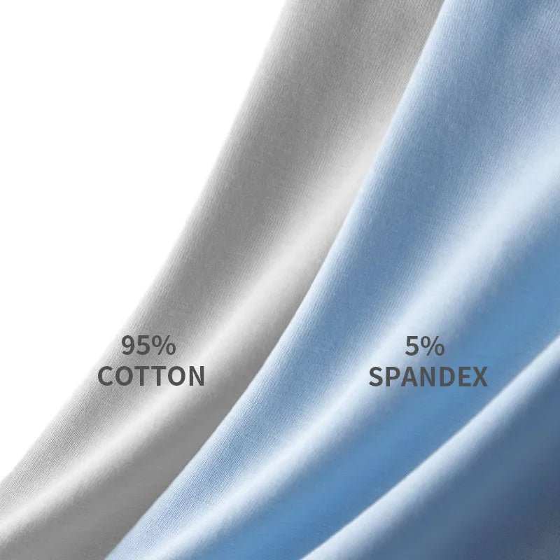 MiioW 4Pcs Organic Cotton Men Boxers Shorts Antibacterial Innerwear