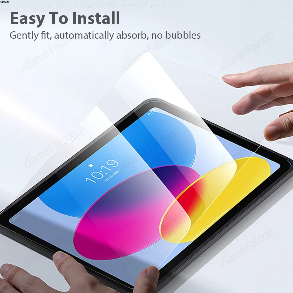 Tempered Glass Screen Protector For iPad A16 Air 13 11 5 4 M3 2025 10th Generation For iPad Pro 12.9 M4 M2 9th 7th Mini 6 7 Film
