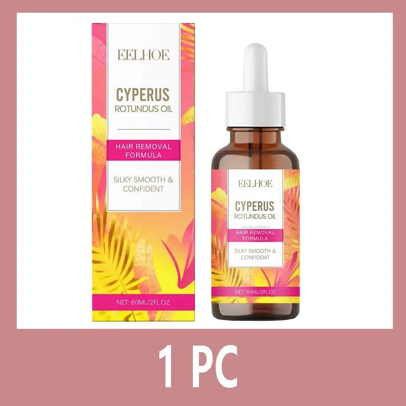Cyperus Rotundus Oil Body Post Hair Removal Soothing Oil Hair Growth Inhibitor Depilatory After Epilation Care for Smooth Skin
