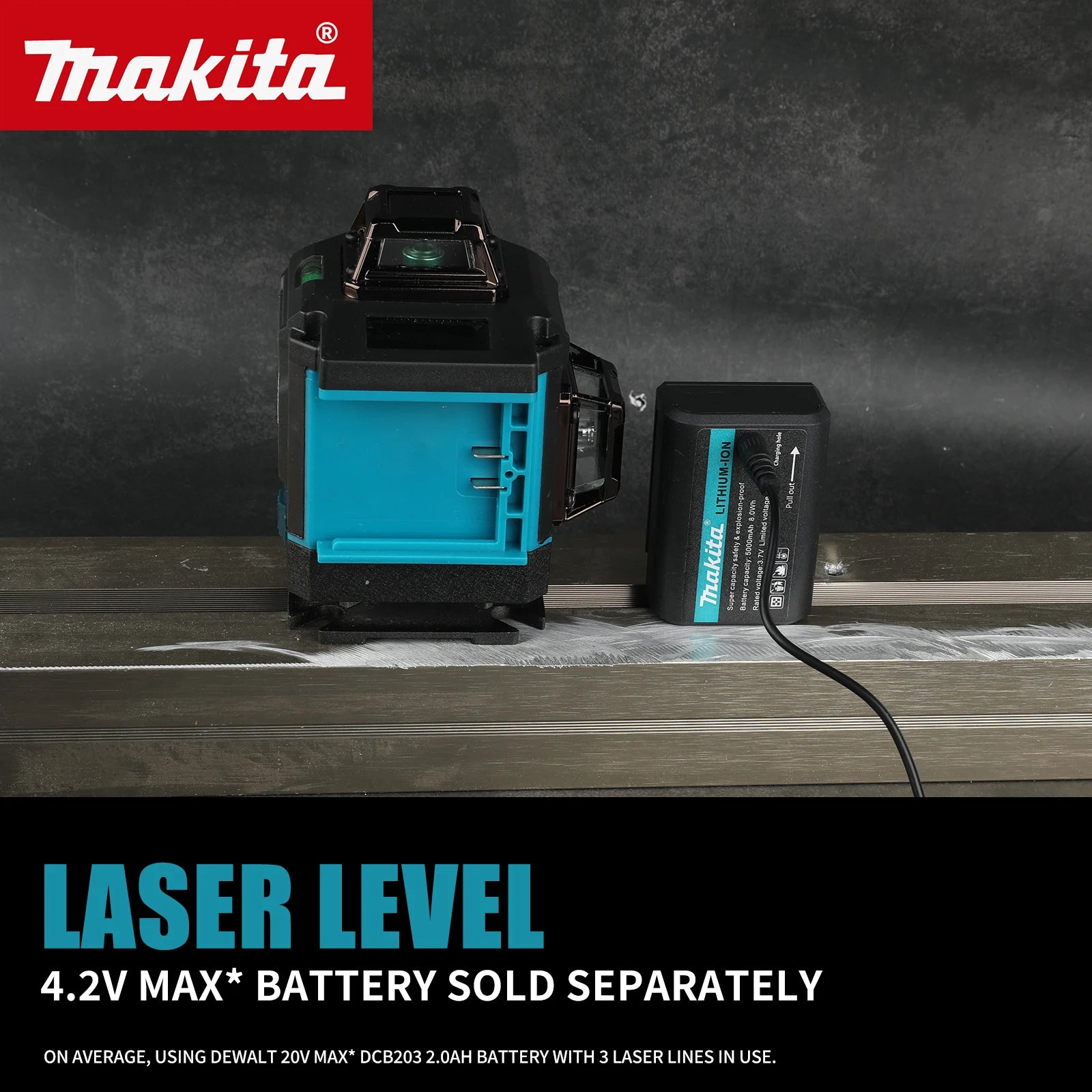 2026 Makita new digital 360-degree X4 16-line (4D) outdoor laser level self-leveling vertical cross-line laser