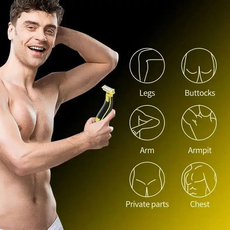 Intimate Haircut Mens Shaver Razor Sensitive Areas Shaving Machine