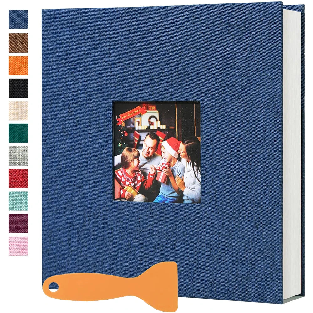 Large Photo Album Self Adhesive 20 Sheets/40 Pages DIY Bookshelf Album for Baby Family Anniversary Wedding Photo Storage