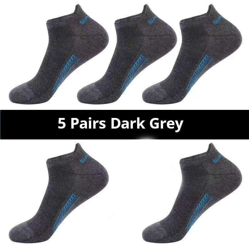 5/10/20 Pairs Of Mens Summer Thin Mesh Breathable
