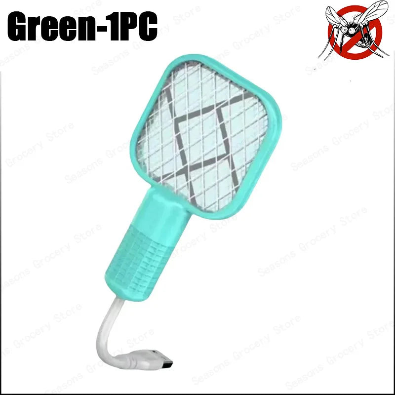 USB Mosquito Swatter Trap Electric Shock Mini Fly Bug Zapper